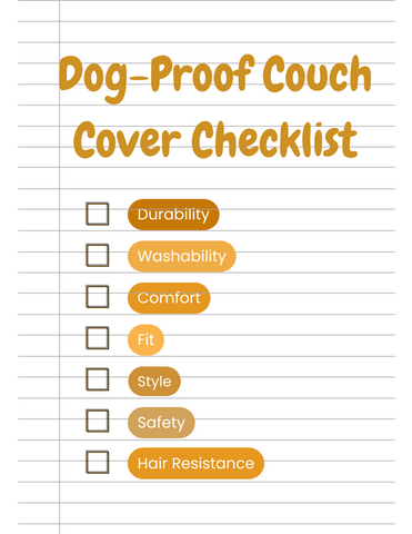 custom dog proof couch checklist