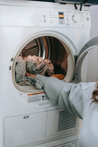 Putting sofa covers in the washing machine