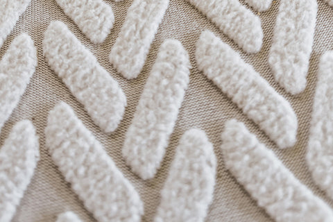 close-up of sofa cover