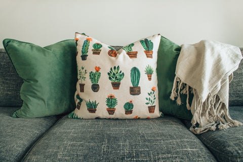 different patterned pillows