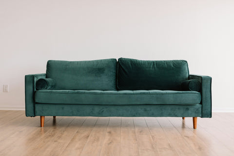 velvet couch