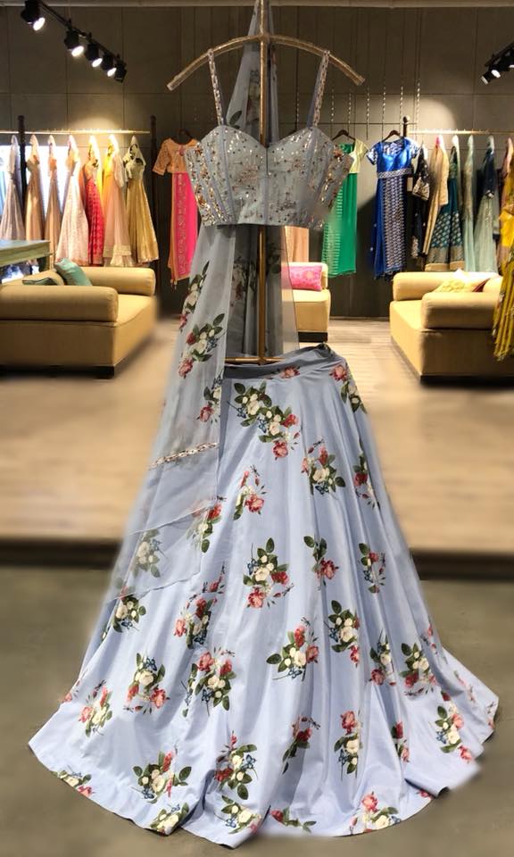 Bridal Reception Gowns Indian | Punjaban Designer Boutique