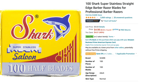 Shark Half blades