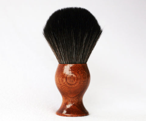 Mahogany Gamechanger black bristle shave brush