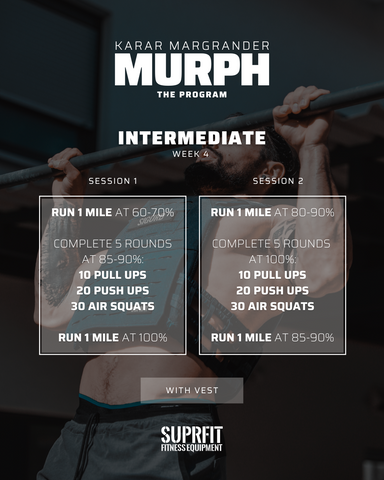 Murph Trainingsplan Intermediate Woche 4