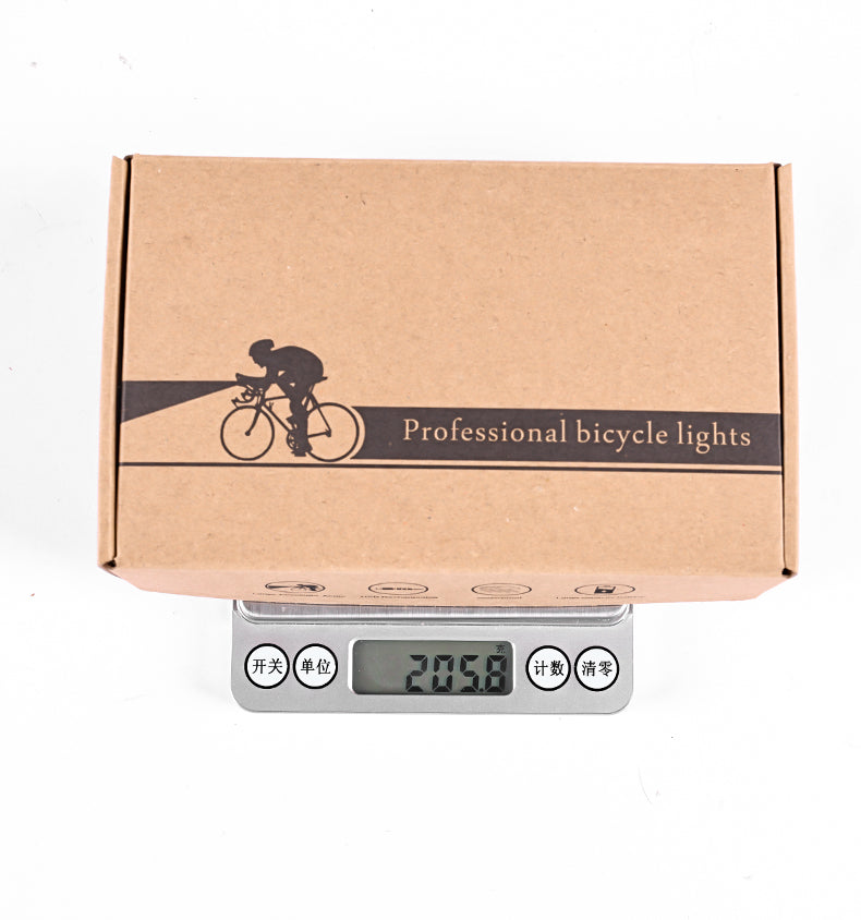 Eco-Friendly Rechargeable Bicycle Lights - Eco-conscious cyclist charging bike lights with renewable energy.