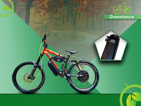 Electric bike with conversion kit and ebike battery pack 48V 13AH