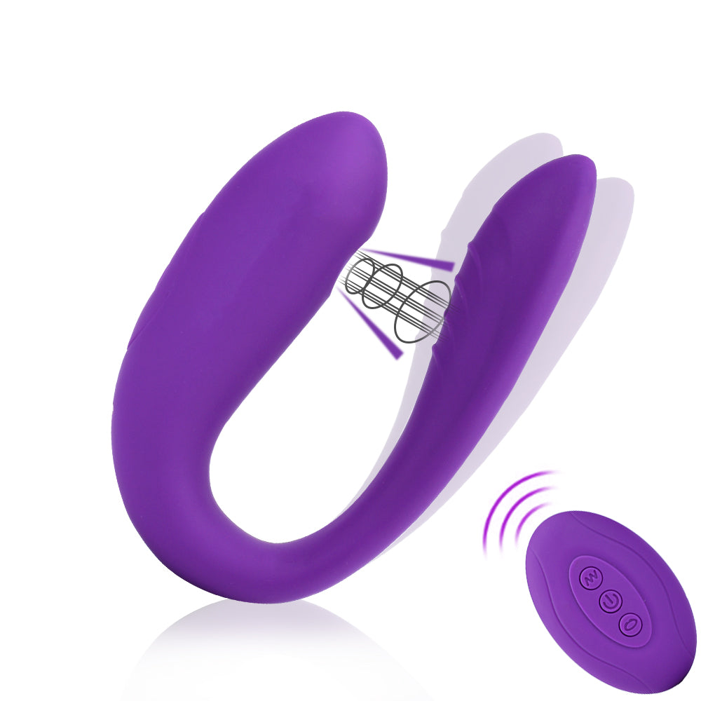 Sucking Dildo Vibrator 10 Intense Modes Sex Toys for Women G Spot Clitoris Stimulator with Remote Control U Shape Adult Sexo