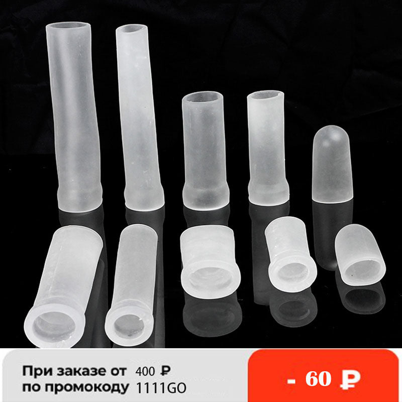 Sleeve for Penis Extender Pump Enlargement Silicone Glans Protector Cap Replacement for Penile Stretcher Clamping Kit