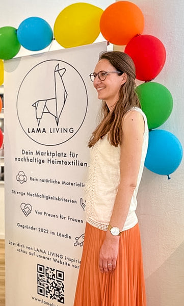 Erster Geburtstag LAMA LIVING Gründerin Justine Weiss