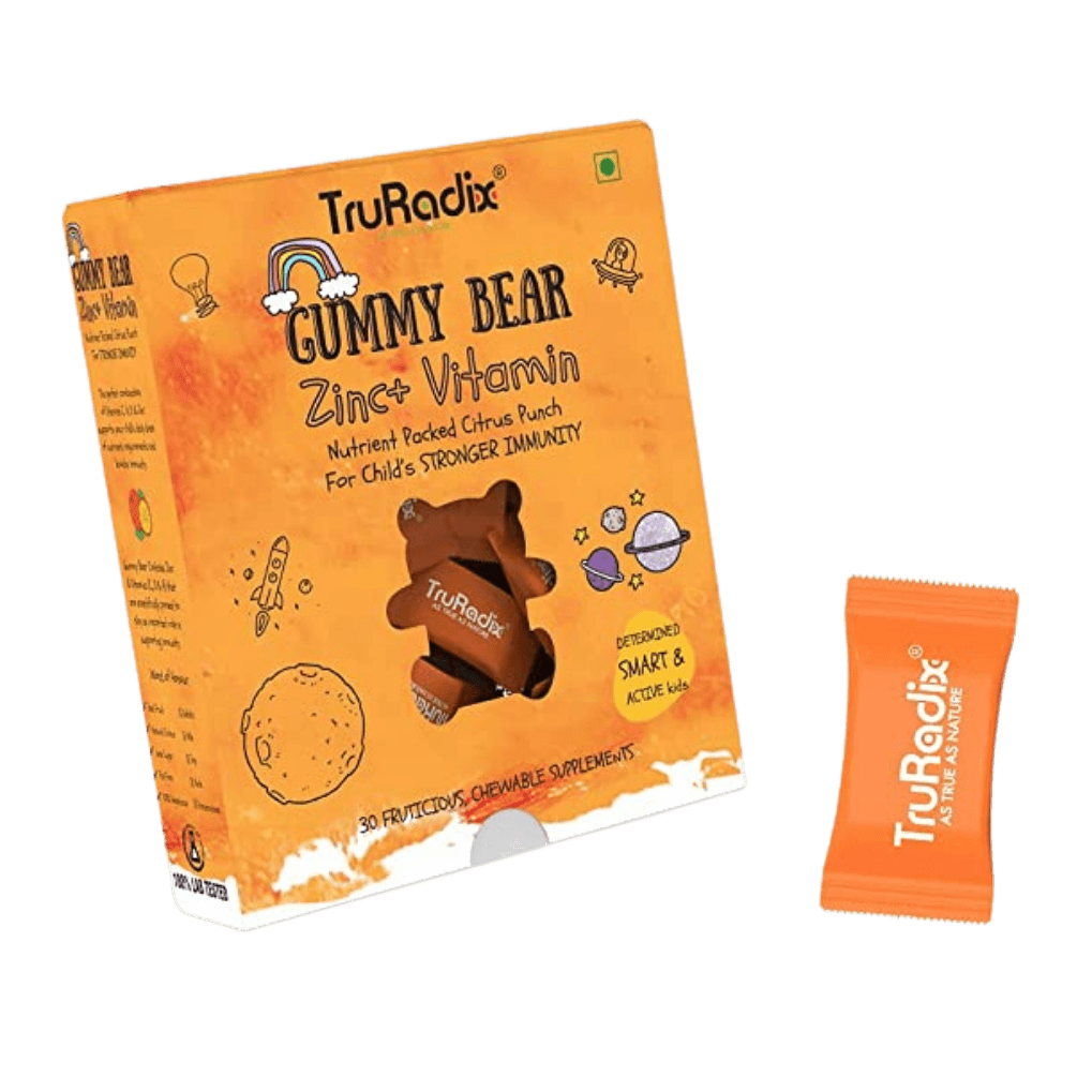 Truradix Immunity Booster for Kids - Vitamin C With Zinc for Kids - Vitaminberry.com