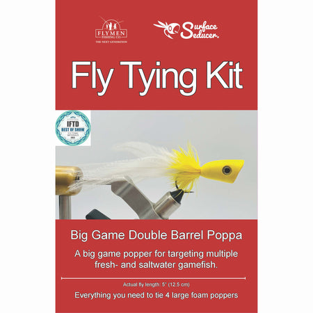 Double Barrel Baitfish Popper Kit, Flymen