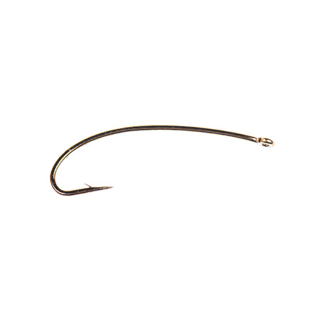 Bronzed fly hooks Tiemco TMC 9395 1 box of 25 hooks, Size 8