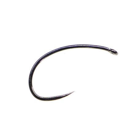 Fulling Mill Ultimate Dry Fly Black Nickel Barbless Hook Size 14