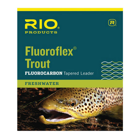 Pre-Tied Loop Fly Fishing Tapered Leader, Clear Trout, Freshwater