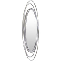 Modern DII 24" x 24" Round Silver Accent Mirror Decor Trends