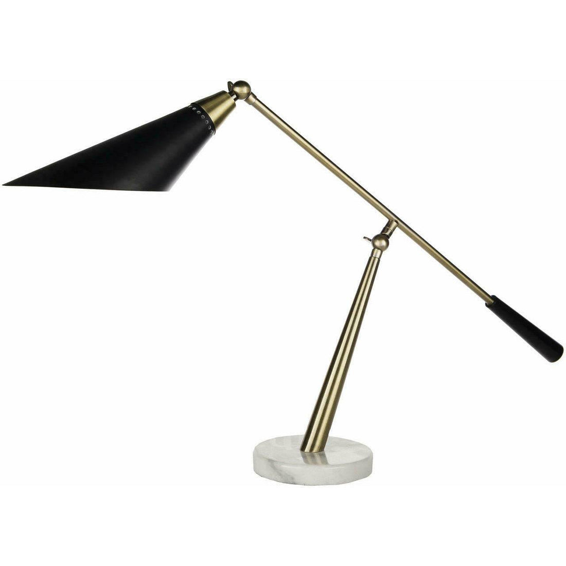 Modern TWA Metal Novelty Gold Table Lamp Pale Brite