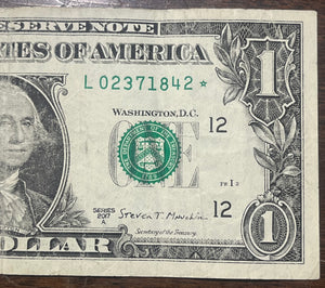 2017A $1 ⭐️ Note L02371842⭐️ - F-CAM