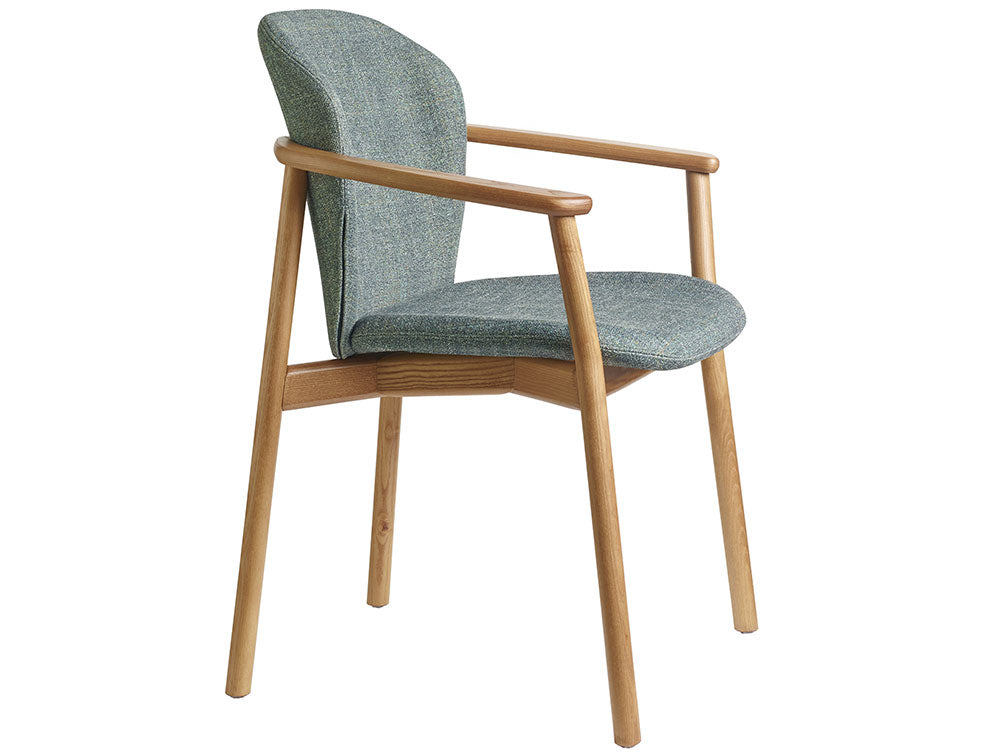 Image of Finn Timber Upholstered Armchair