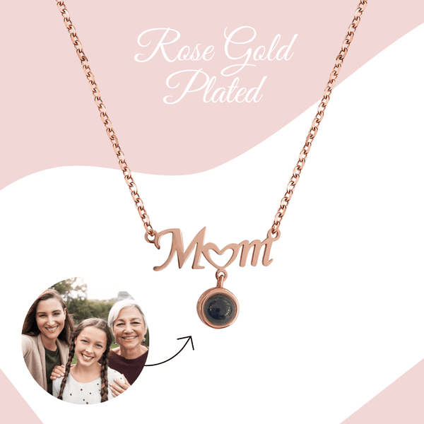 Gift Mom a One-of-a-Kind Custom Projection Necklace this Mother's Day