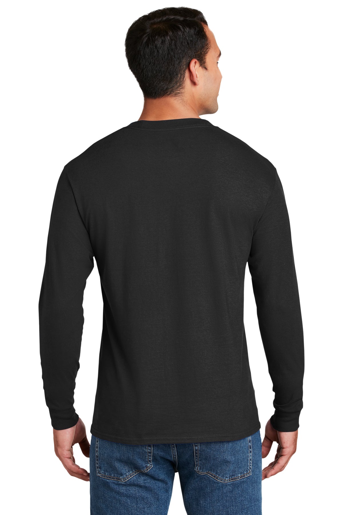 Hanes® Beefy-T® - 100% Cotton Long Sleeve T-Shirt#N# – SolutionHealth
