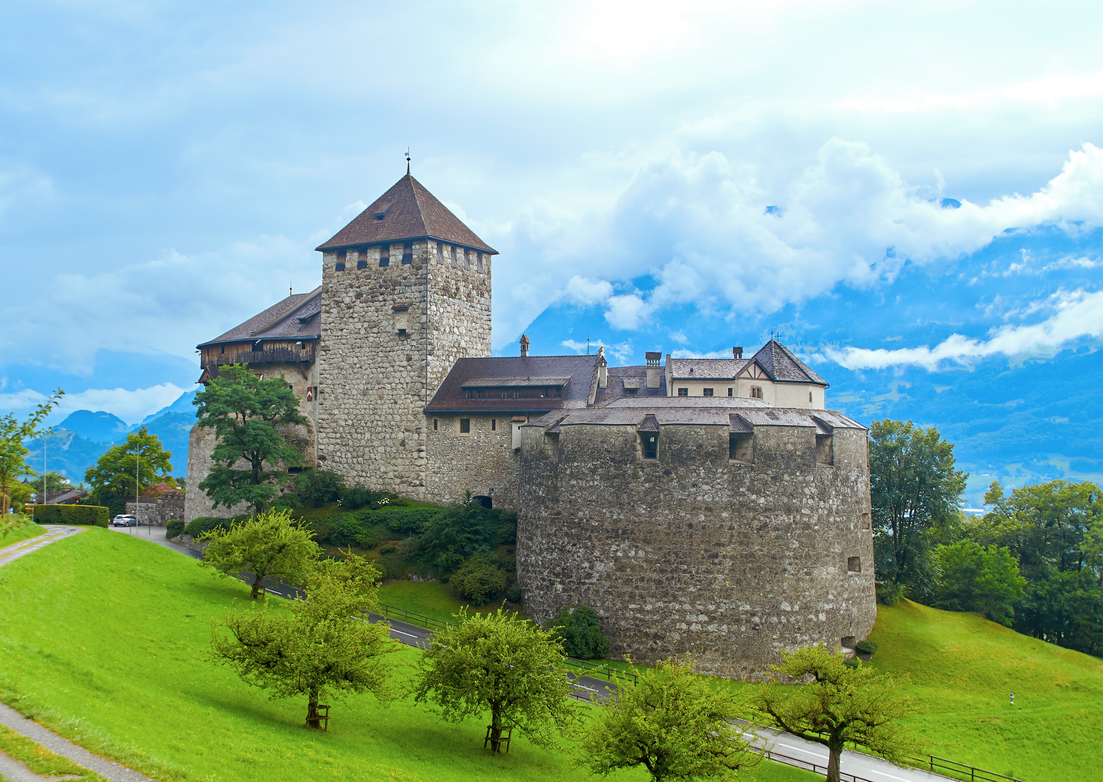 Vaduz Castle: A Regal View