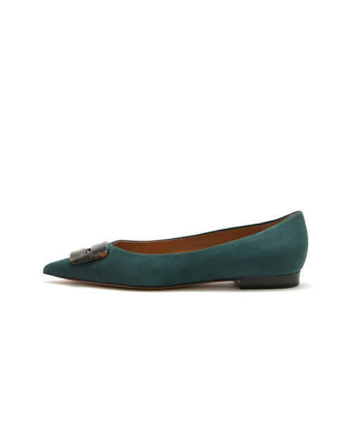 ANIMA アネッリフィッビア 1.0cm パンプス SEA GREEN