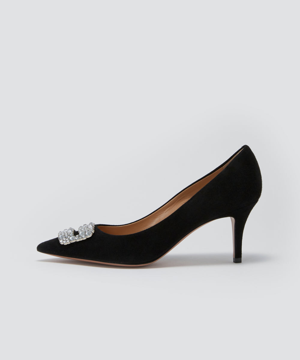 METRO ロングブーツ 8.0cm BLACK