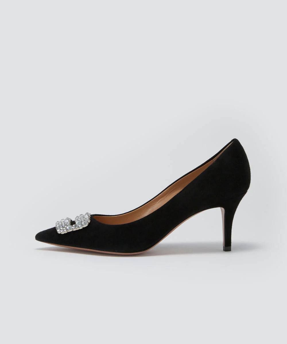 ANIMA アネッリフィッビア パンプス 6.5CM BLACK