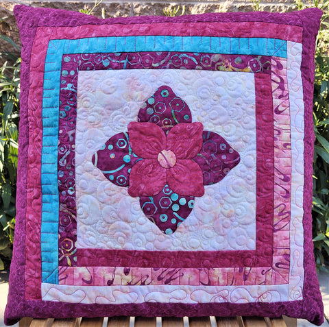 Fandango Pillow by Swan from Swan Amity Studios for the 2023 Holiday Pattern Bundle