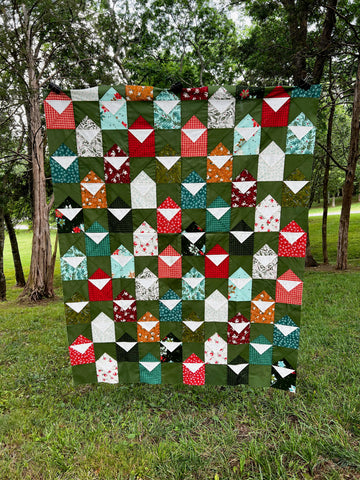 Letters (to Santa) quilt by casey chatham from sew worthy mama for the 2023 Holiday Pattern Bundle