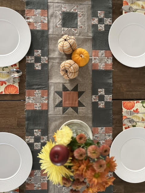 kate's pockets full of blessings table runner tablescape thanksgiving table decor