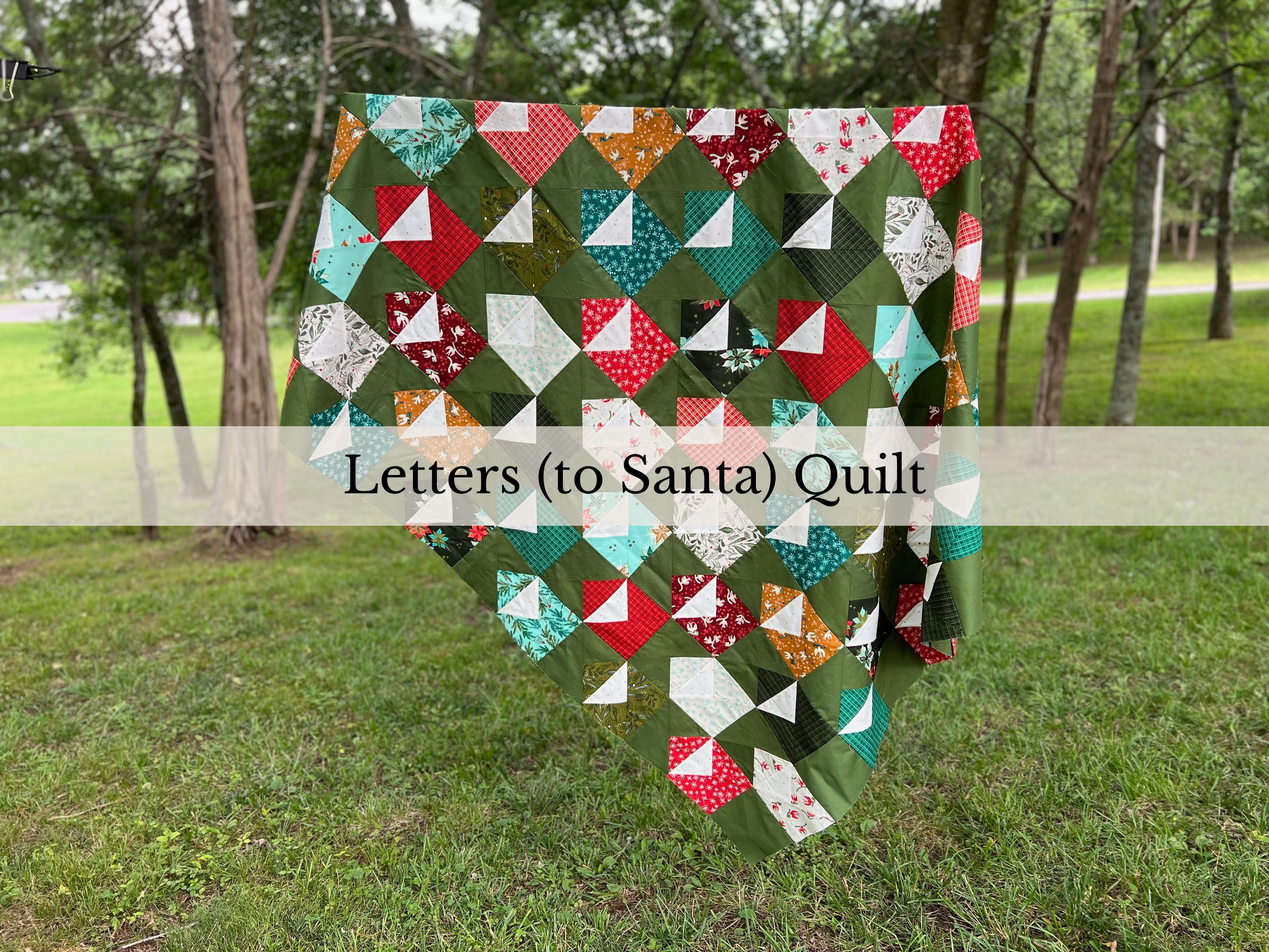 letters to santa quilt