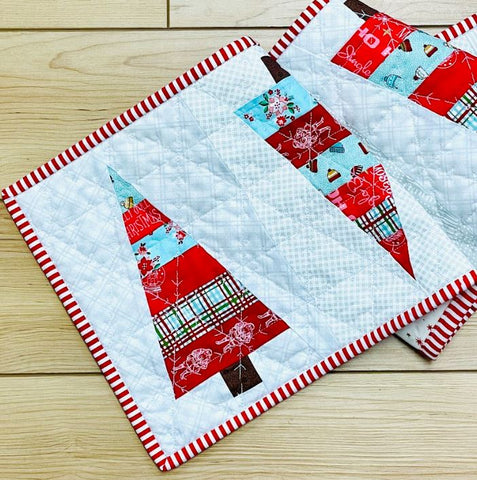 Tannenbaum Table Runner by Nicole Moore of Sew Much Moore for the 2023 Holiday Pattern Bundle