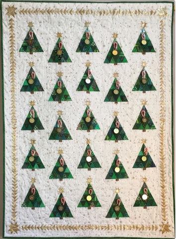 Countdown to Christmas Quilt by Tina Curran for the 2023 Holiday Pattern Bundle