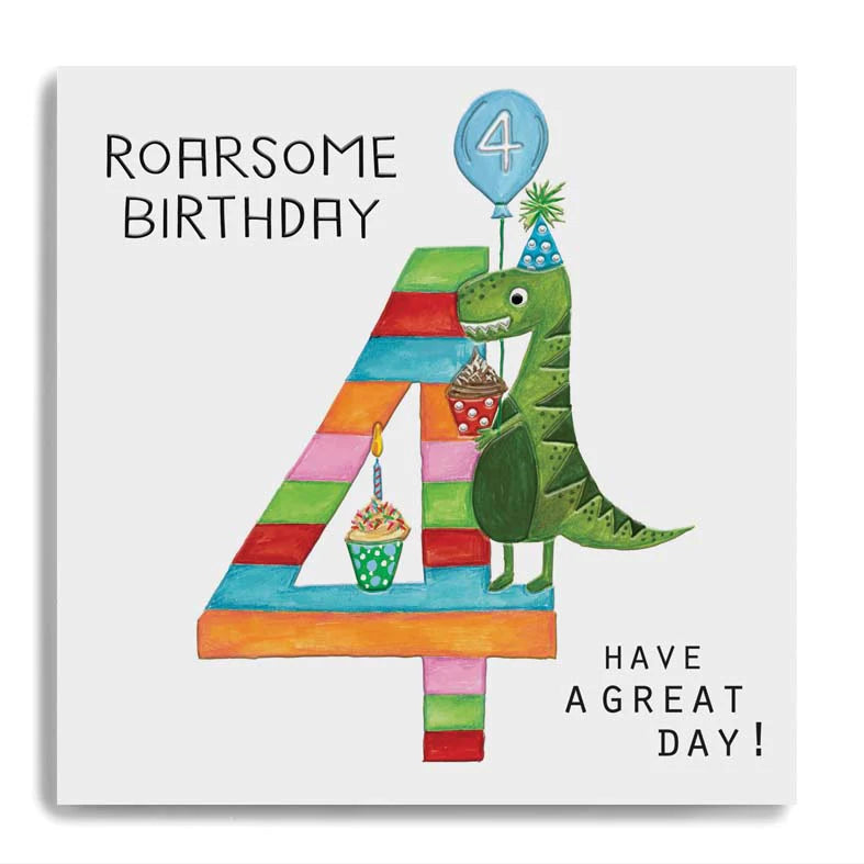 have a roarsome birthday card