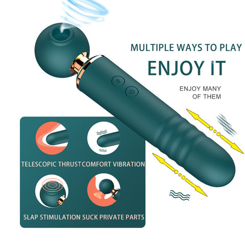 Best selling clitoral stimulation vibrator with vibrating handle