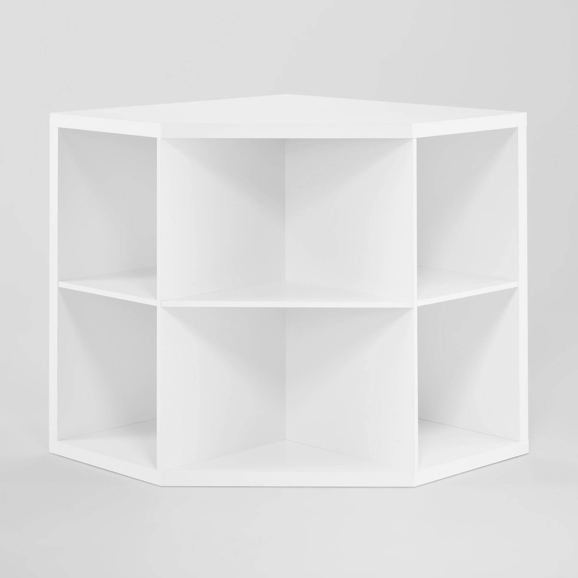 4 Cube Corner Organizer Brightroom White Modern Bookshelf