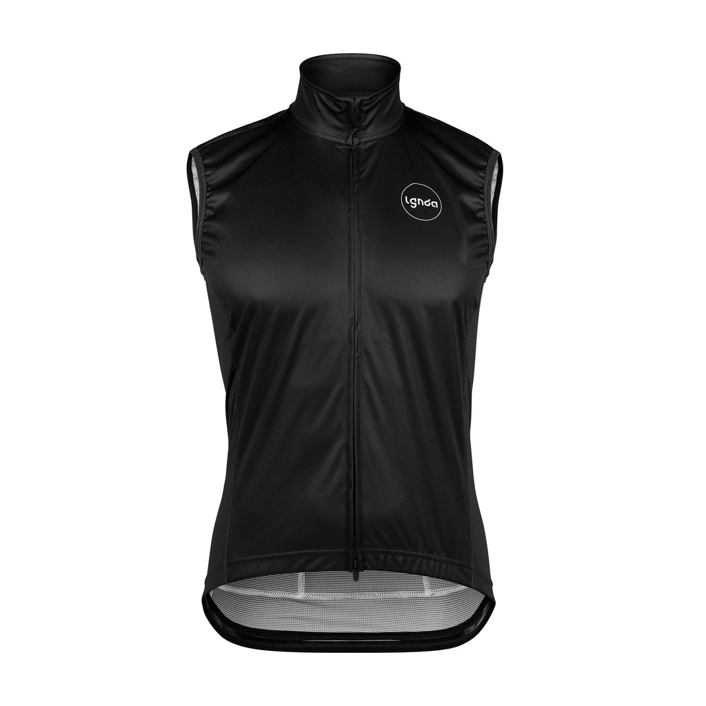 Women's Cycling Wool Baselayer with Facemask Black VIVACE