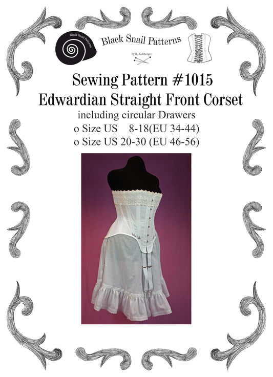 1115 Victorian Underwear Sewing Pattern Size US 8-30 (EU 34-56