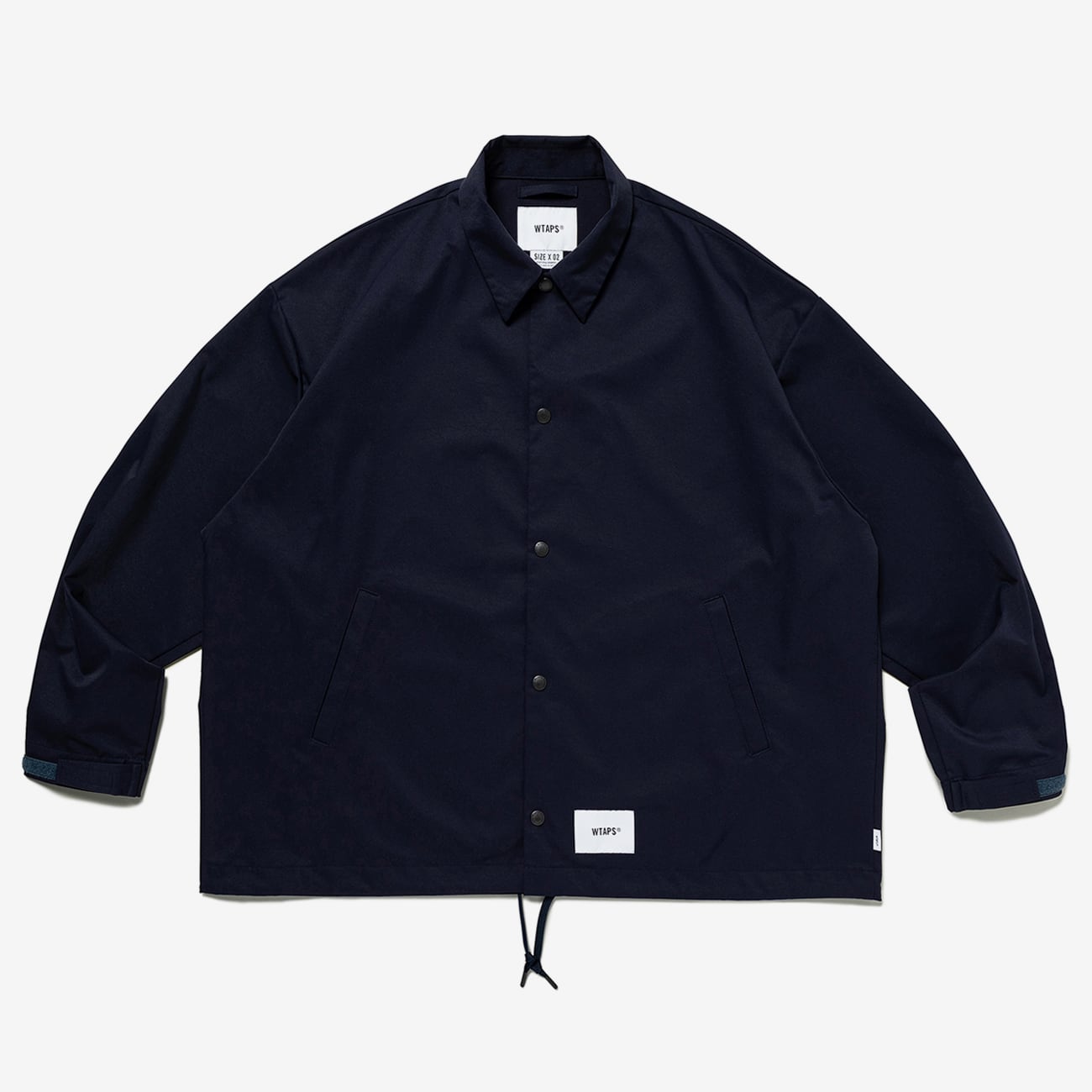 黒M WTAPS CHIEF JACKET POLY TWILL SIGN-