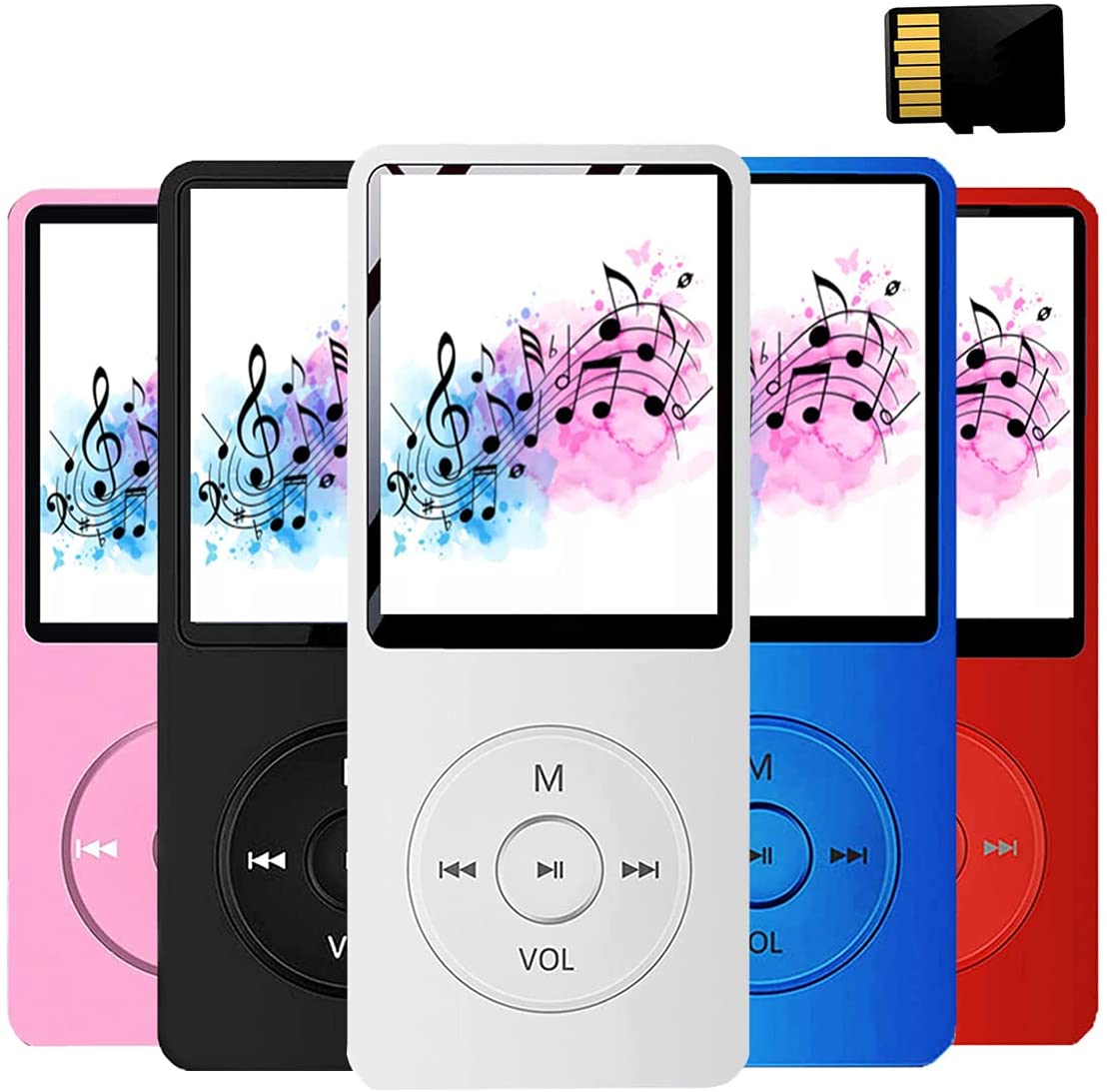 Mp3 Player With A 16gb Micro Sd Card Maximum Support 128gb Build In Szambit