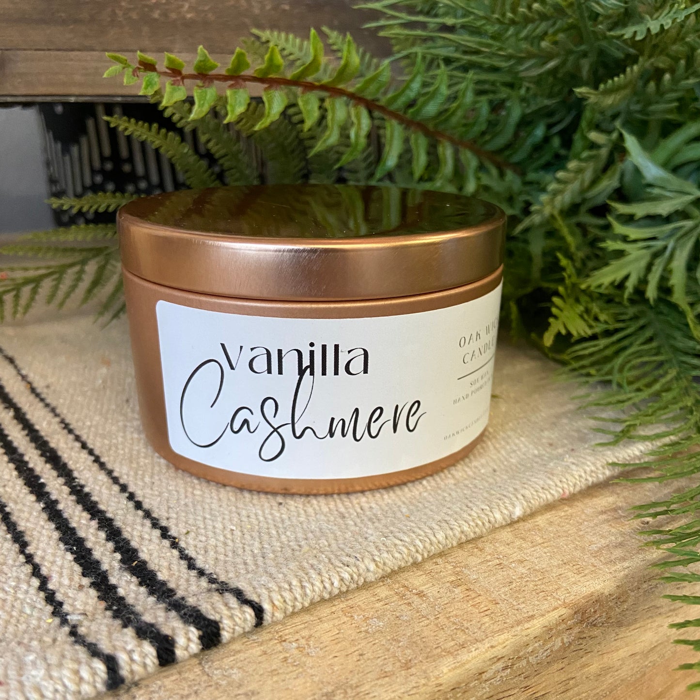 Copper Tin Candle - Vanilla Cashmere