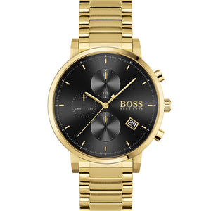 Hugo Boss 1513897 Elite Gold Tone Mens Watch – Shiels Jewellers