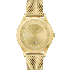Hugo Boss 1513897 Elite Gold Tone Mens Watch – Shiels Jewellers