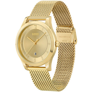 Hugo Boss 1513897 Elite Gold Tone Mens Watch – Shiels Jewellers