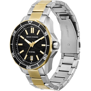 – Shiels Multifunction Watch Gold Jewellers Dante Armani Tone AX1875 Exchange Gents