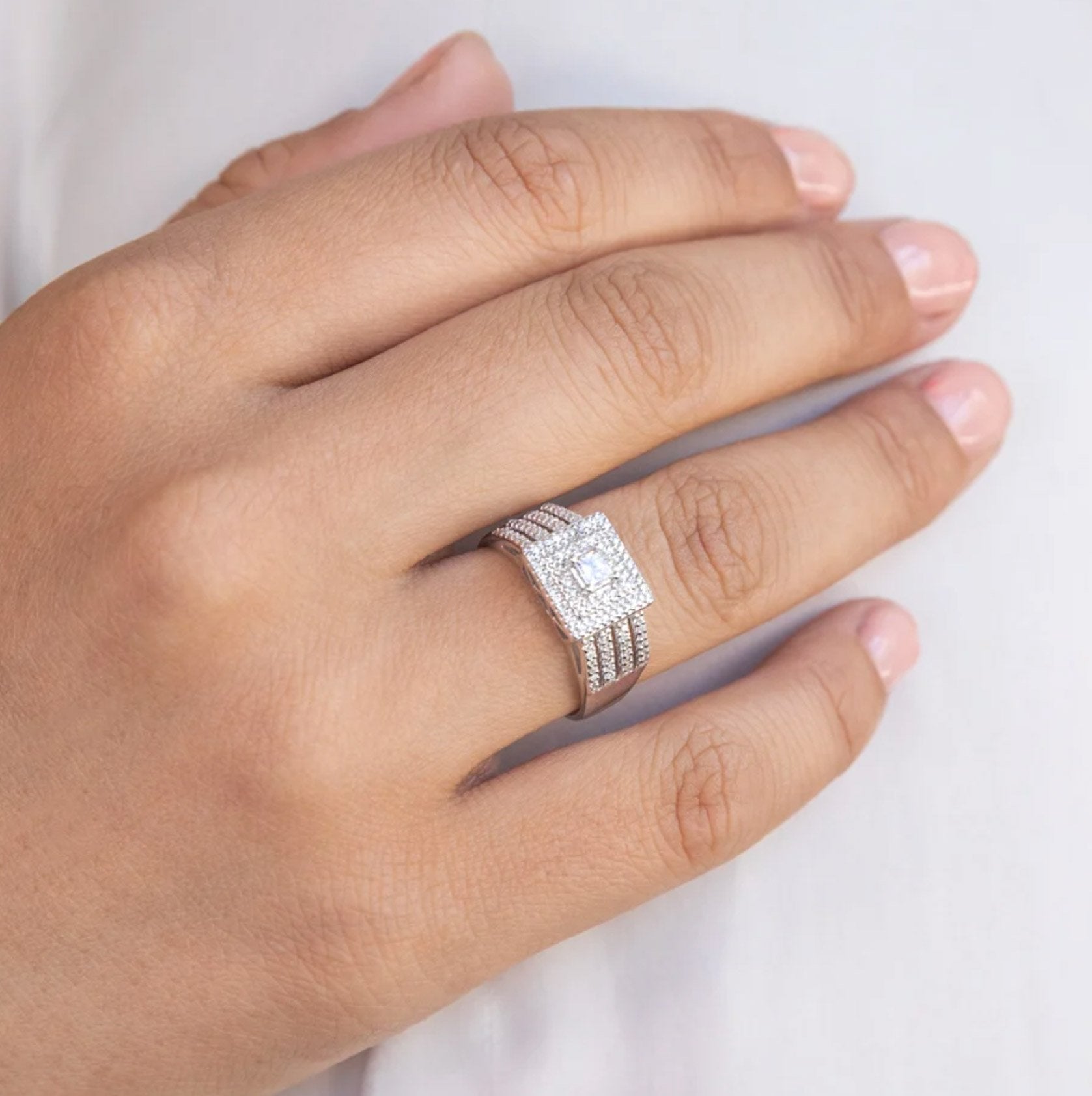 engagement ring shapes - princess cut engagement ring
