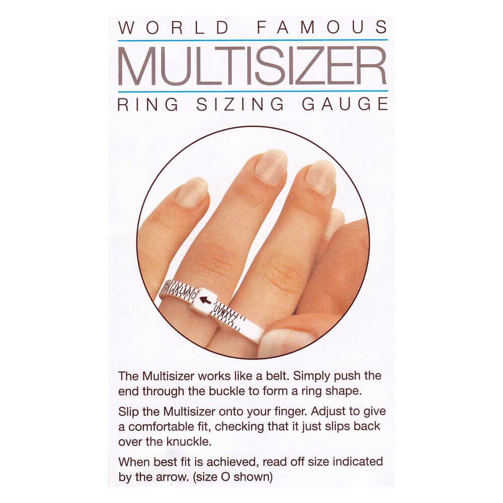 Multisizer Ring Measurer to Determine the Ring Size/finger