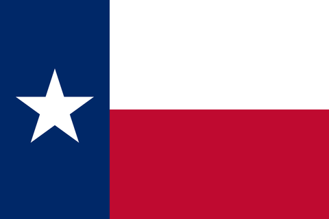 texas flag red white and blue